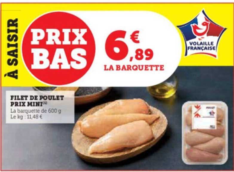 Filet De Poulet Prix Mini