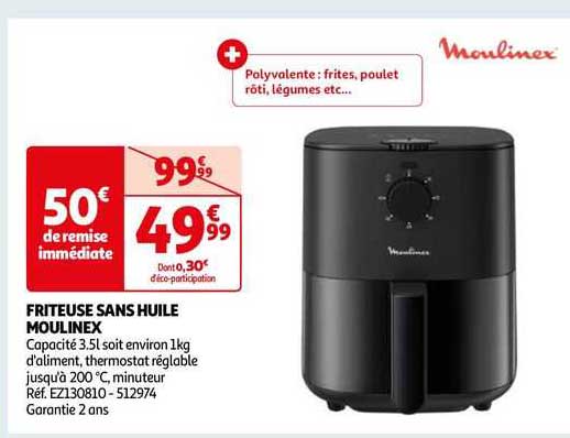 Friteuse Sans Huile Moulinex