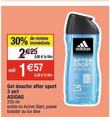 gel douche after sport 3 en 1 adidas