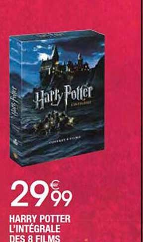 harry potter l'intégrale des 8 films