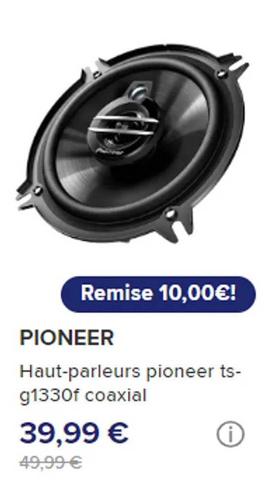 haut-parleurs pioneer ts-g1330f coaxial