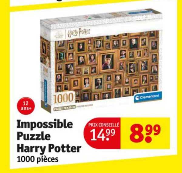 impossible puzzle harry potter 1000 pièces