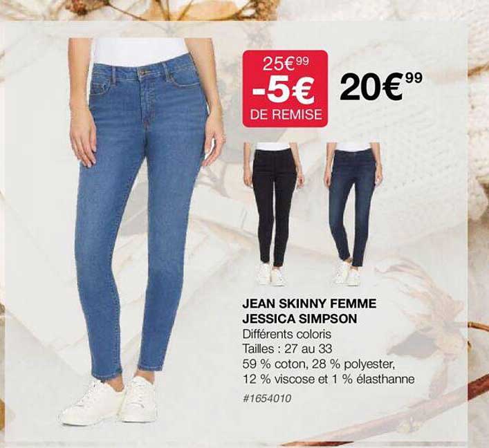 jean skinny femme jessica simpson