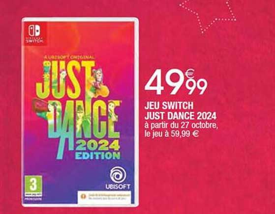 jeu switch just dance 2024