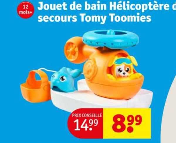 Jouet De Bain Hélicoptère De Secours Tomy Toomies