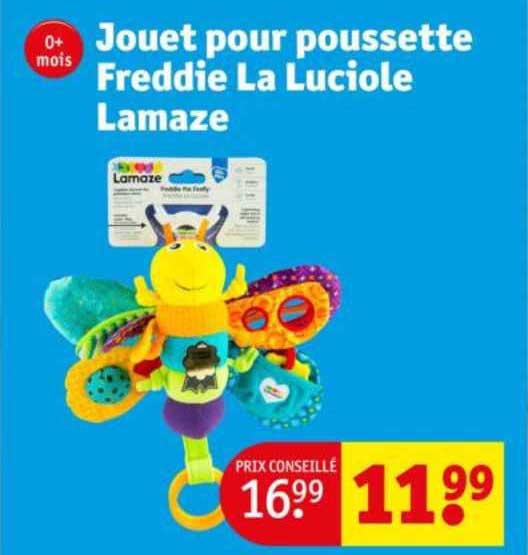 jouet pour poussette freddie la luciole lamaze