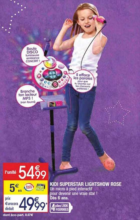 kidi superstar lightshow rose