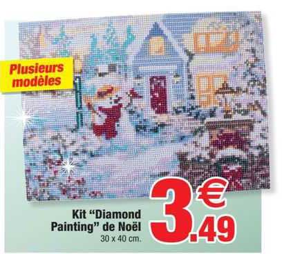 kit "diamond painting" de noël