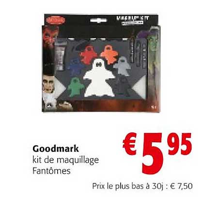 kit de maquillage fantômes goodmark