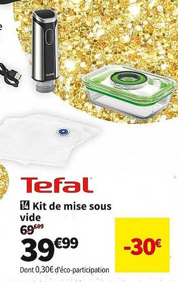 kit de mise sous vide tefal