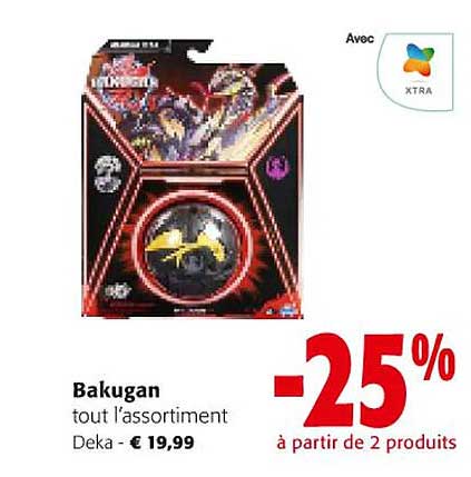 l'assortiment bakugan