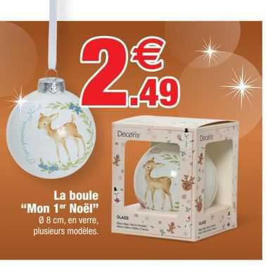 la boule "mon 1er noël"