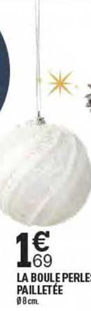 la boule perle pailletée