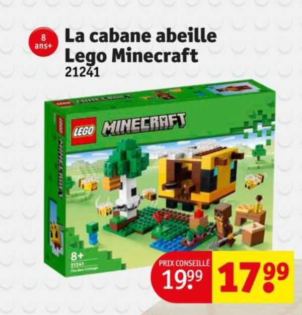 La Cabane Abeille Lego Minecraft 21241
