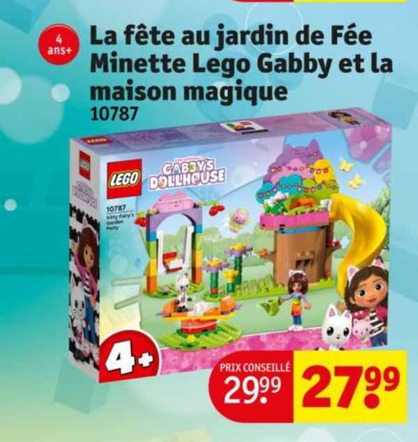 la fête au jardin de fée minette lego gabby et la maison magique