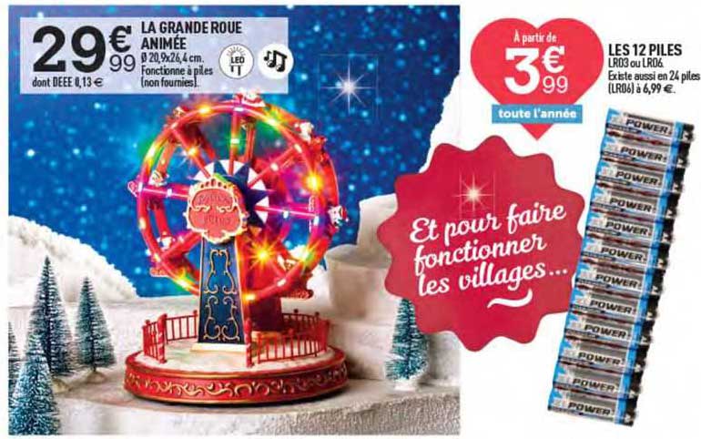 La Grande Roue Animée, Les 12 Piles