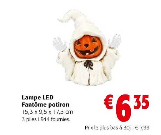 Lampe Led Fantôme Potiron
