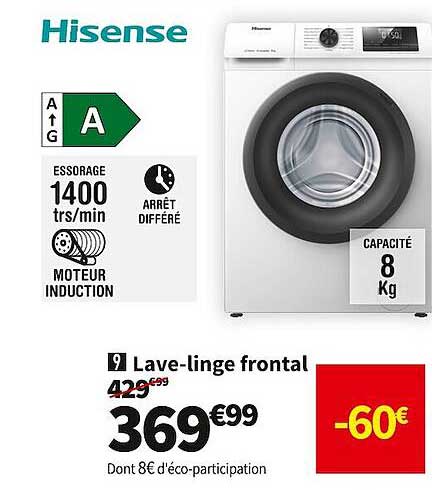 Lave-linge Frontal Hisense