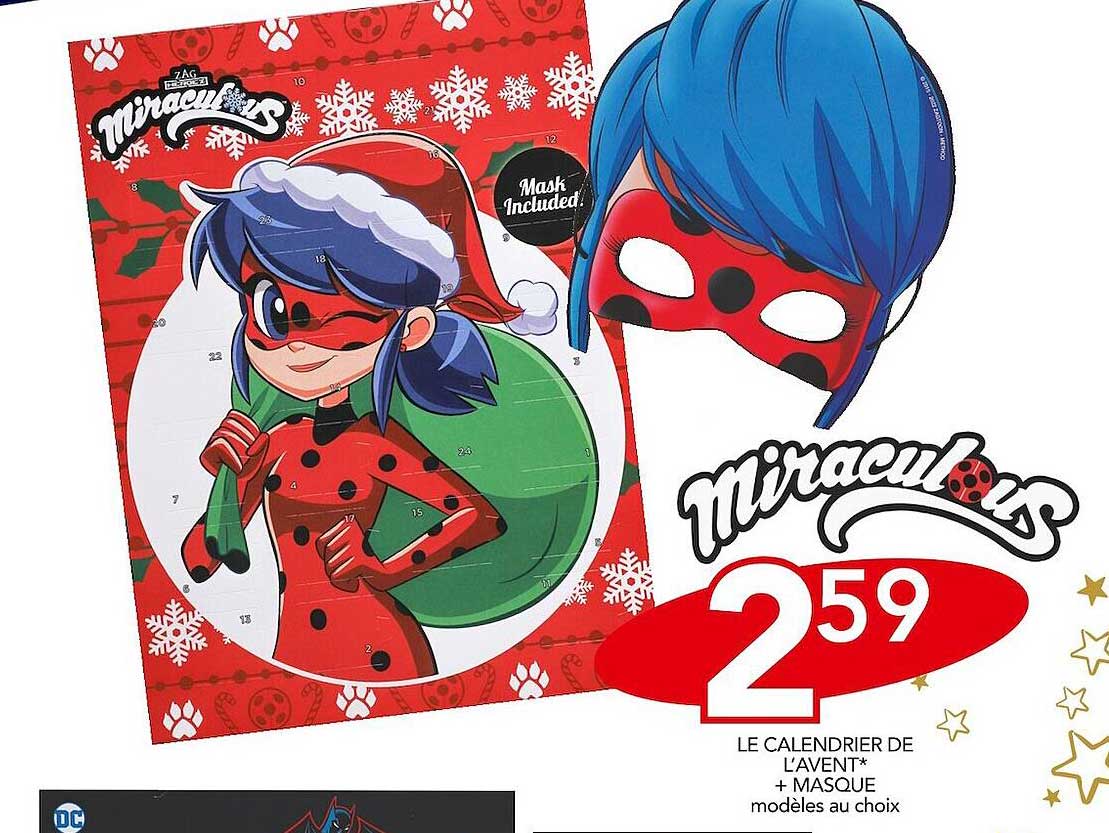 le calendrier de l'avent + masque