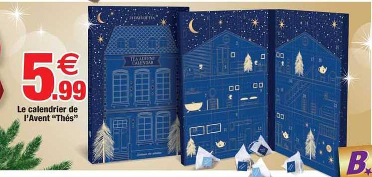 le calendrier de l'avent "thés"