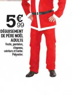 le déguisement de père noël adulte