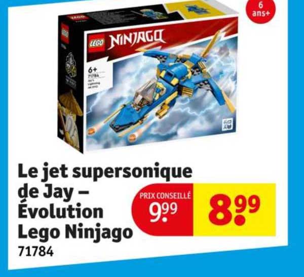 Le Jet Supersonique De Jay - évolution Lego Ninjago 71784