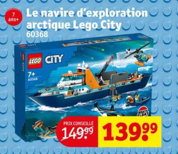 Le Navire D'exploration Arctique Lego City 60368