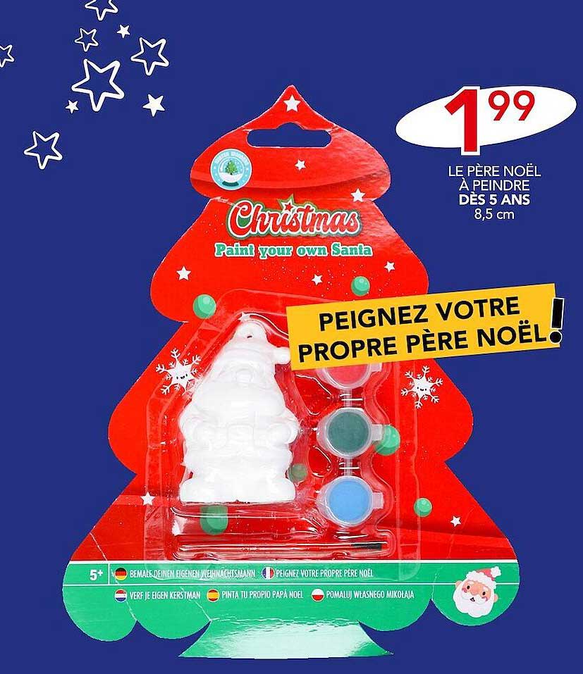 le père noël à peindre