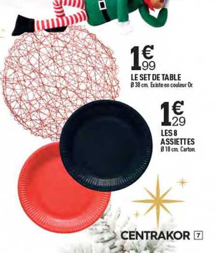 Le Set De Table, Les 8 Assiettes