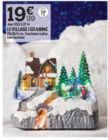 le village led animé