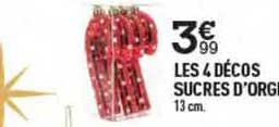 les 4 décos sucres d'orge