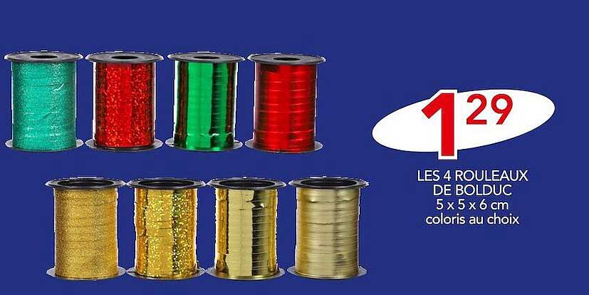 Les 4 Rouleaux De Bolduc