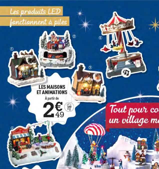 les maisons et animations