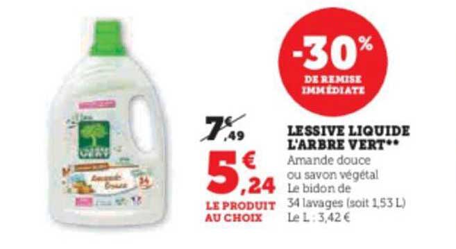 lessive liquide l'arbre vert