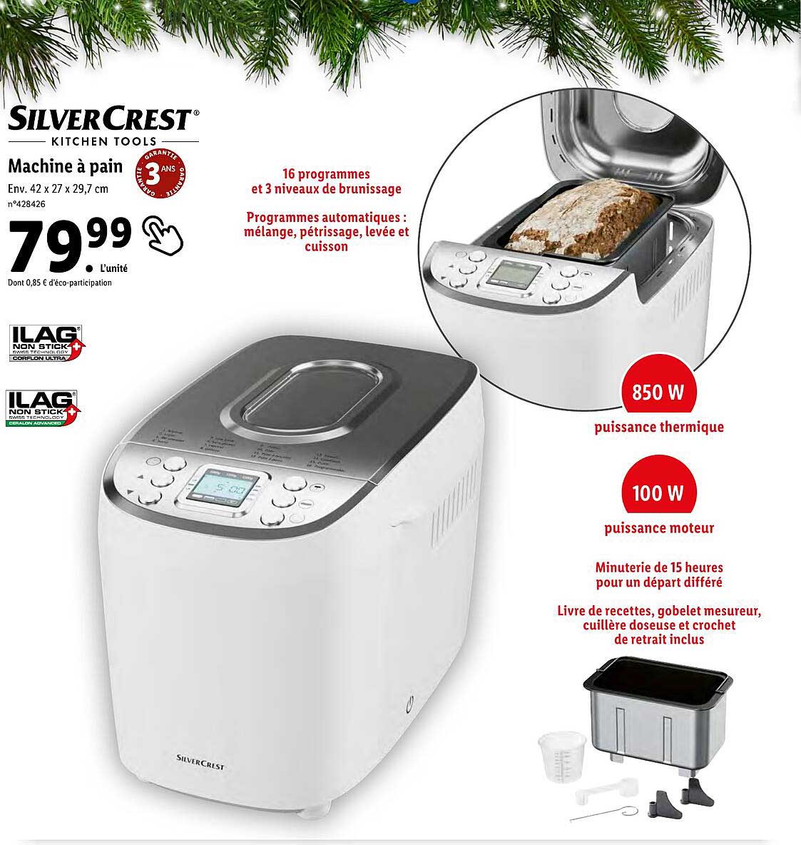 machine à pain silver crest