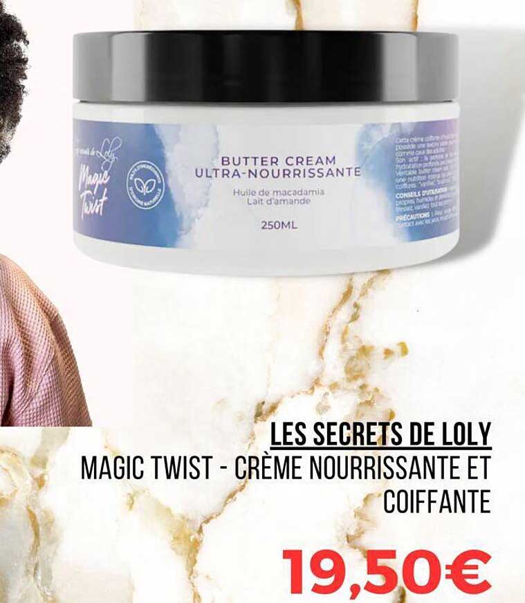 Magic Twist - Crème Nourrissante Et Coiffante Les Secrets De Loly