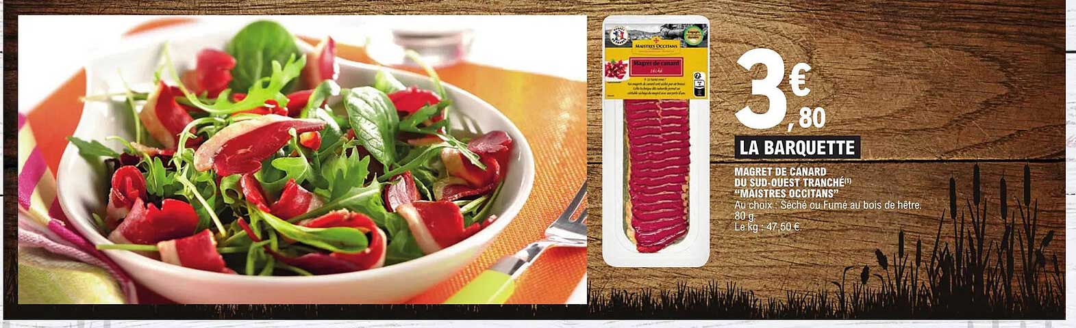 magret de canard du sud-ouest tranché "maistres occitans"