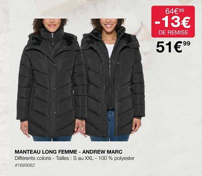 Manteau Long Femme - Andrew Marc