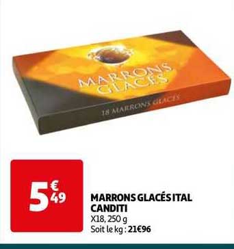 marrons glacés ital canditi