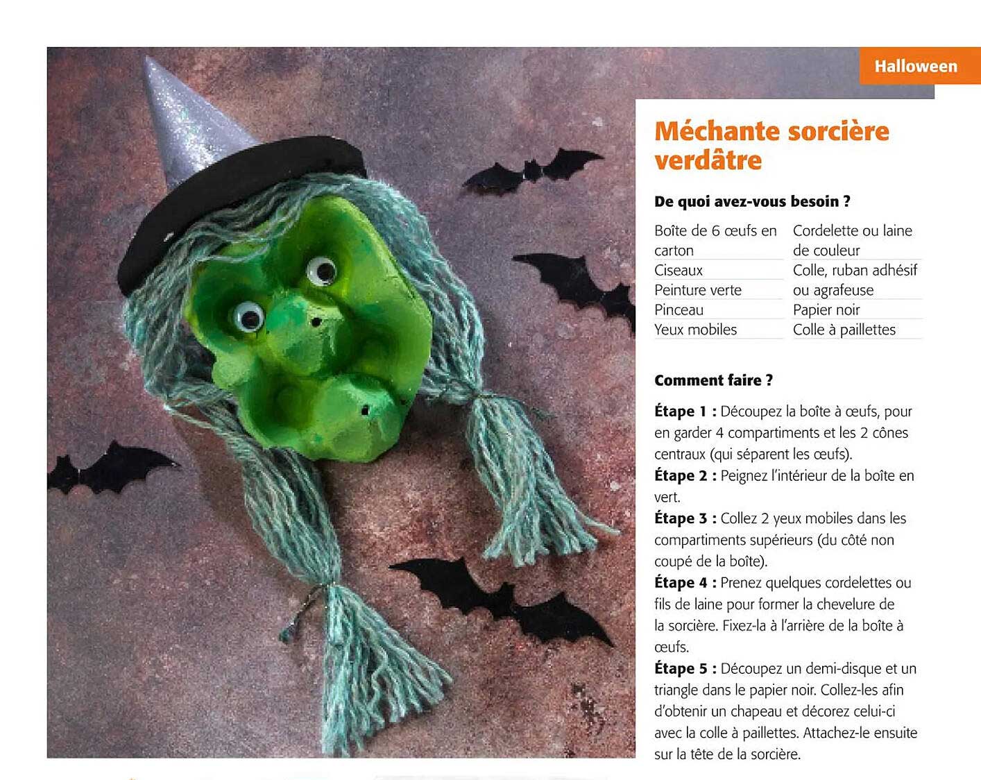 méchante sorcière verdâtre