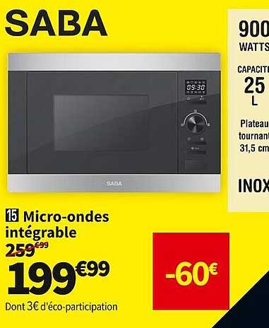 Micro-ondes Intégrable Saba