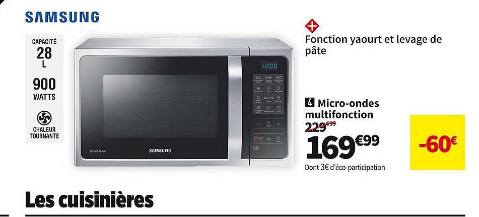 micro-ondes multifonction samsung