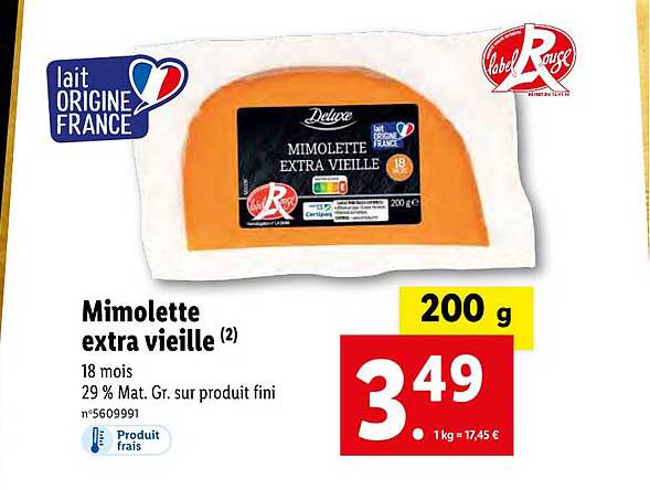 Mimolette Extra Vieille Deluxe