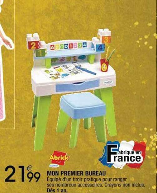 mon premier bureau abrick
