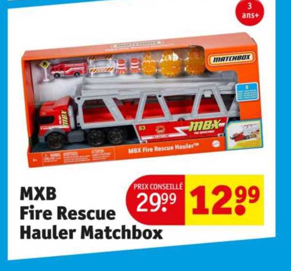 mxb fire rescue hauler matchbox