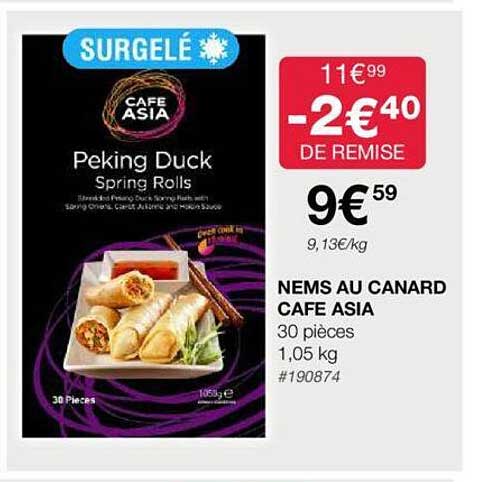 nems au canard café asia