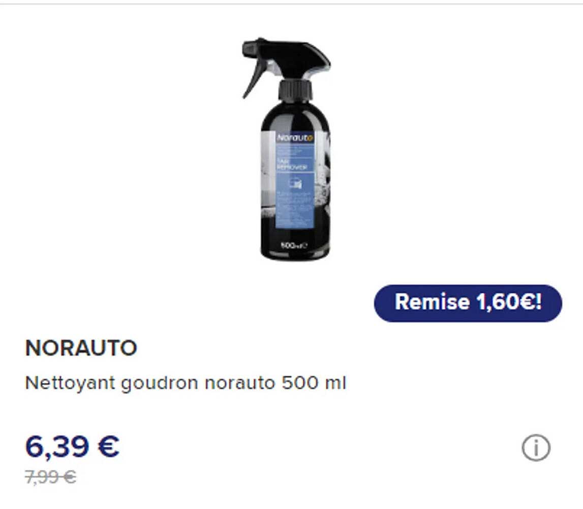 nettoyant goudron norauto 500 m