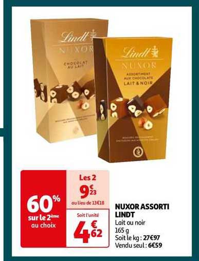 nuxor assorti lindt