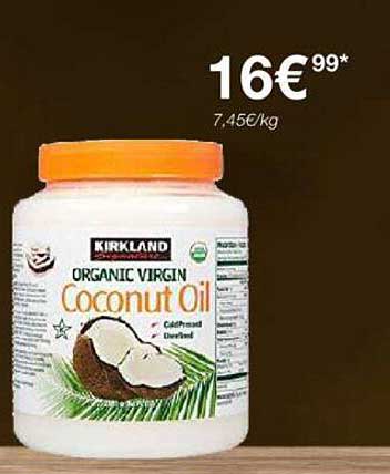 organic virgin coconut oil kirkland signature