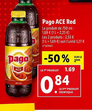 Pago Ace Red